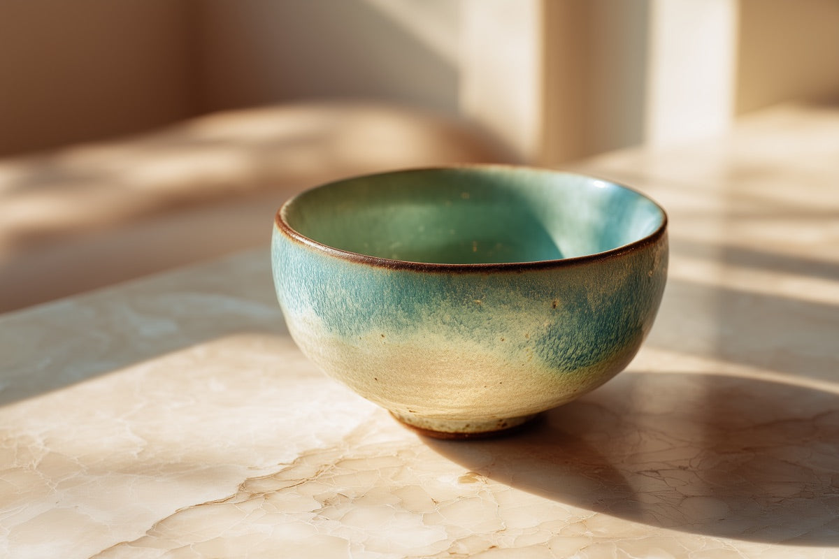 Korean celadon vessel — traditional formulation heritage